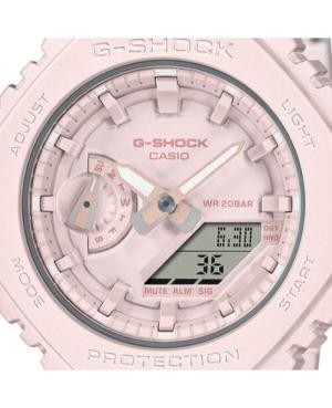 Women Sports Functional Diver Japan Quartz Digital Watch Timer CASIO GMA-S2100BA-4AER G-Shock Růžová Dial 43mm image 6