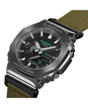 Vyriškas Sportinis Su funkcijomis Diver Japoniškas Kvarcinis Digital Watch Timer CASIO GM-2100CB-3AER G-Shock Juodas Dial image 8