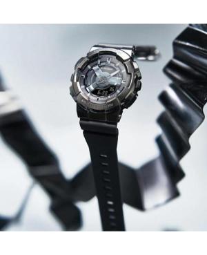 Women Sports Functional Diver Japan Quartz Digital Watch Timer CASIO GM-S110B-8AER G-Shock Silver color Dial 42mm image 8