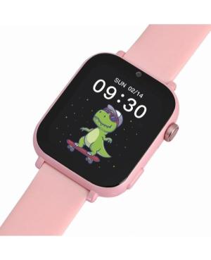 Дитячий годинник Kids Nice Pro 4G Pink Смарт Фешн Спортивний GARETT Кварцовий Чорний Циферблат image 3
