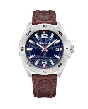Men Klassisch Quartz Analog Watch TIMBERLAND TDWGB2202102 Blau Dial 44mm