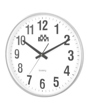 JULMAN PW358-1700-1 Wall clock Plastic Silver color