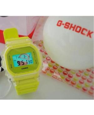 Men Sports Functional Diver Japan Quartz Digital Watch Alarm CASIO DW-5600GL-9ER G-Shock Silver color Dial 42mm image 5