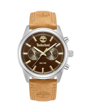 Men Klasické Quartz Analog Watch TIMBERLAND TDWGF0041202 Hnědá Dial 45mm