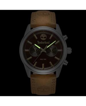 Men Klassisch Quartz Analog Watch TIMBERLAND TDWGF0041202 Braun Dial 45mm image 3