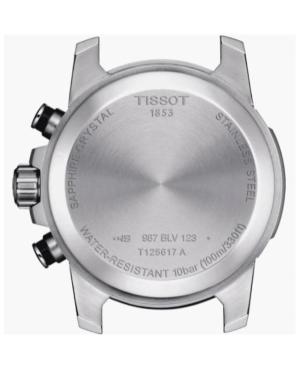 Mężczyźni sportowy Funkcjonalny Szwajcar kwarcowy analogowe Zegarek Chronograf TISSOT T125.617.17.051.03 Niebieska Wybierz 46mm image 8