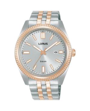 Mężczyźni klasyczny Japonia kwarcowy analogowe Zegarek LORUS RH974QX-9 Kolor srebrny Wybierz 42mm
