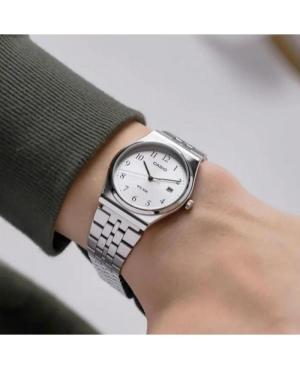 Men Klassisch Japan Quartz Analog Watch CASIO MTP-B145D-7BVEF Silver Dial 35mm image 2