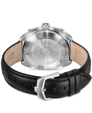 Vyriškas Sportinis Swiss Kvarcinis Rodyklinis Watch Chronograph SWISS MILITARY HANOWA SMWGC0003301 Mėlyna Dial 41mm image 4