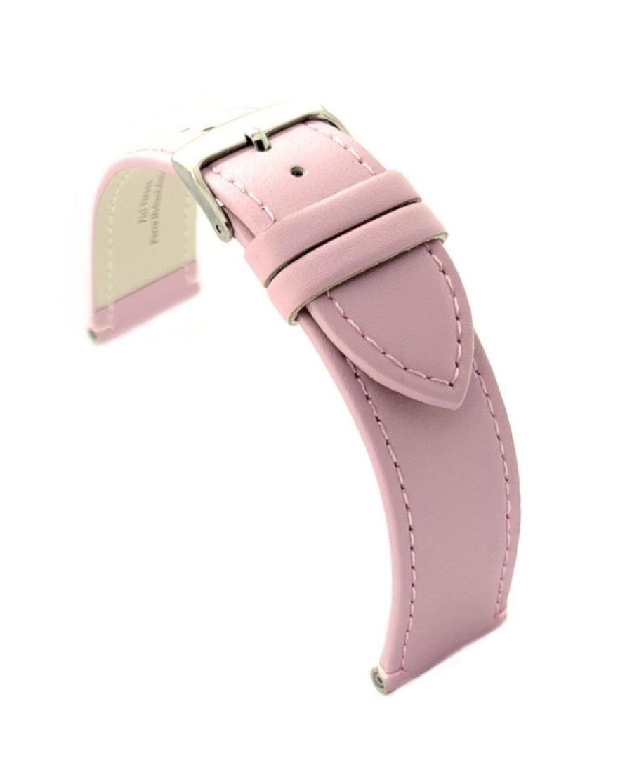 Watch Strap Diloy 421.18.22 Pink Purple 22 mm