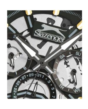 Men Klasické Quartz Analog Watch SLAZENGER SL.9.2319.2.03 Silver Dial 43mm image 5