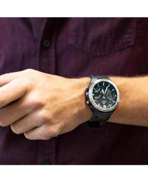 Men Sports Functional Japan Eco-Drive Digital Watch Timer CASIO ECB-2200P-1AEF Silver color Dial 48mm image 6