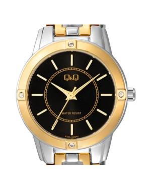 Women Klassisch Japan Quartz Analog Watch Q&Q F18A-006PY Schwarz Dial 28mm image 1