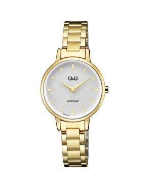 Women Fashion Klassisch Japan Quartz Analog Watch Q&Q Q56A-004PY Silver Dial
