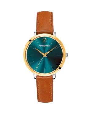 Women Klassisch Quartz Analog Watch PIERRE LANNIER 046H774 Grün Dial 30mm