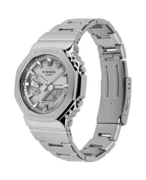 Vyriškas Sportinis Su funkcijomis Diver Japoniškas Kvarcinis Digital Watch Timer CASIO GM-2110D-7AER G-Shock Sidabras Dial image 5