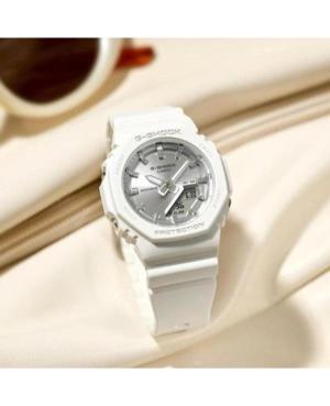 Mężczyźni sportowy Funkcjonalny Diver Japonia kwarcowy cyfrowe Zegarek Timer CASIO GMA-P2100VA-7AER G-Shock Srebrna Wybierz 40.2 image 2