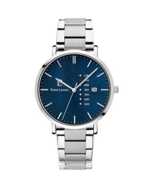 Mężczyźni klasyczny Moda kwarcowy analogowe Zegarek PIERRE LANNIER 242D161 Niebieska Wybierz 42mm