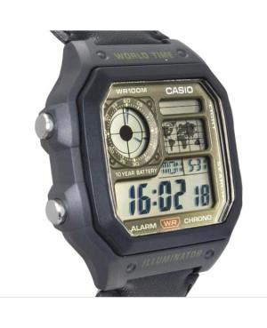 Men Sports Functional Japan Quartz Digital Watch Alarm CASIO AE-1200WHUB-3AVEF Multicolor Dial 42mm image 5