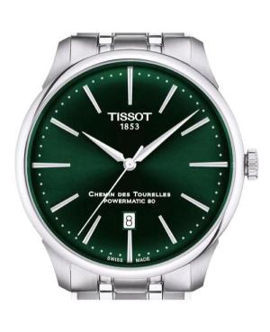 Mężczyźni klasyczny Luxury Szwajcar automatyczny analogowe Zegarek TISSOT T139.407.11.091.00 Zielony Wybierz 42mm