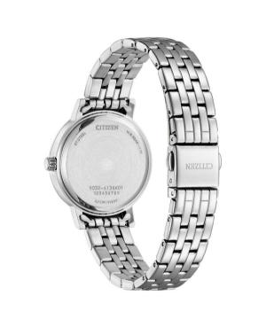 Женские Классические Японские Кварцевые Аналоговый Часы CITIZEN EL3100-55W Румяный Циферблат