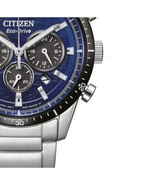 Vyriškas Sportinis Japoniškas Kvarcinis Rodyklinis Watch Chronograph CITIZEN CA4624-56L Mėlyna Dial image 4