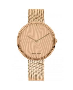Женские Fashion Классические Кварцевые Аналоговый Часы JACQUES LEMANS 1-2093I Румяный Циферблат 36mm