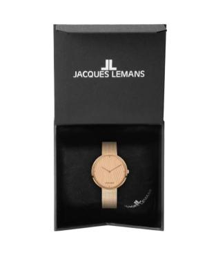 Women Fashion Klasické Quartz Analog Watch JACQUES LEMANS 1-2093I Růžová Dial 36mm image 3