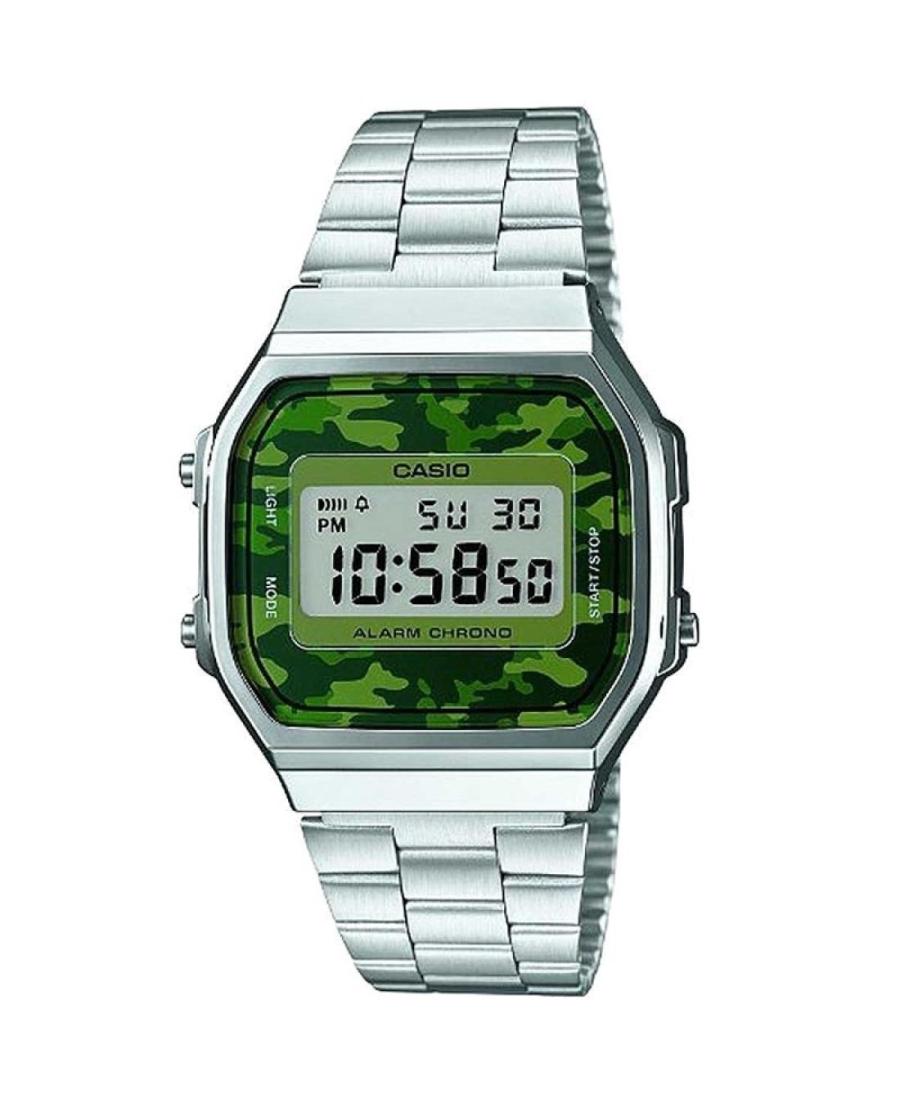 Women Functional Japan Quartz Digital Watch Alarm CASIO A168WEC-3EF Multicolor Dial 33mm