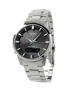 Men Functional Klassisch Japan Eco-Drive Digital Watch Alarm CASIO LCW-M170D-1AER Schwarz Dial 40mm image 8