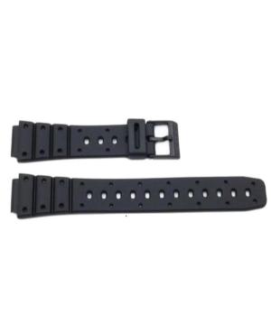 Watch Strap CASIO 70610304 Plastic / Rubber czarny Tworzywo sztuczne/guma 24 mm Czarny 17 mm image 5