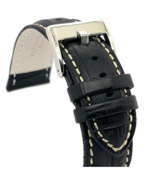 Watch Strap Diloy 378.24.1 Black Juoda 24 mm image 2