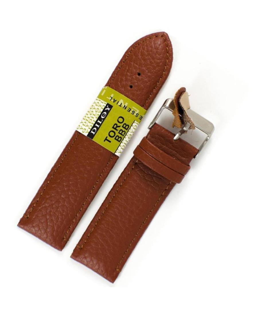 Watch Strap Diloy P205EL.24.8 Brown Ruda 24 mm