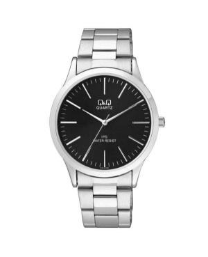 Men Classic Japan Quartz Analog Watch Q&Q C212J202Y Black Dial 40mm
