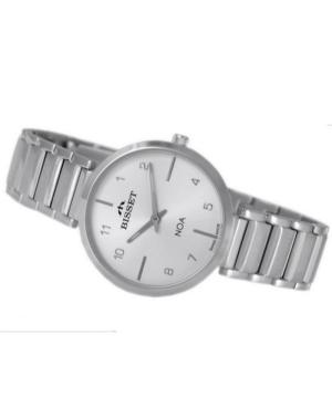 Women Klasické Swiss Quartz Analog Watch BISSET BSBE76SMSX03BX Silver Dial 33mm image 3