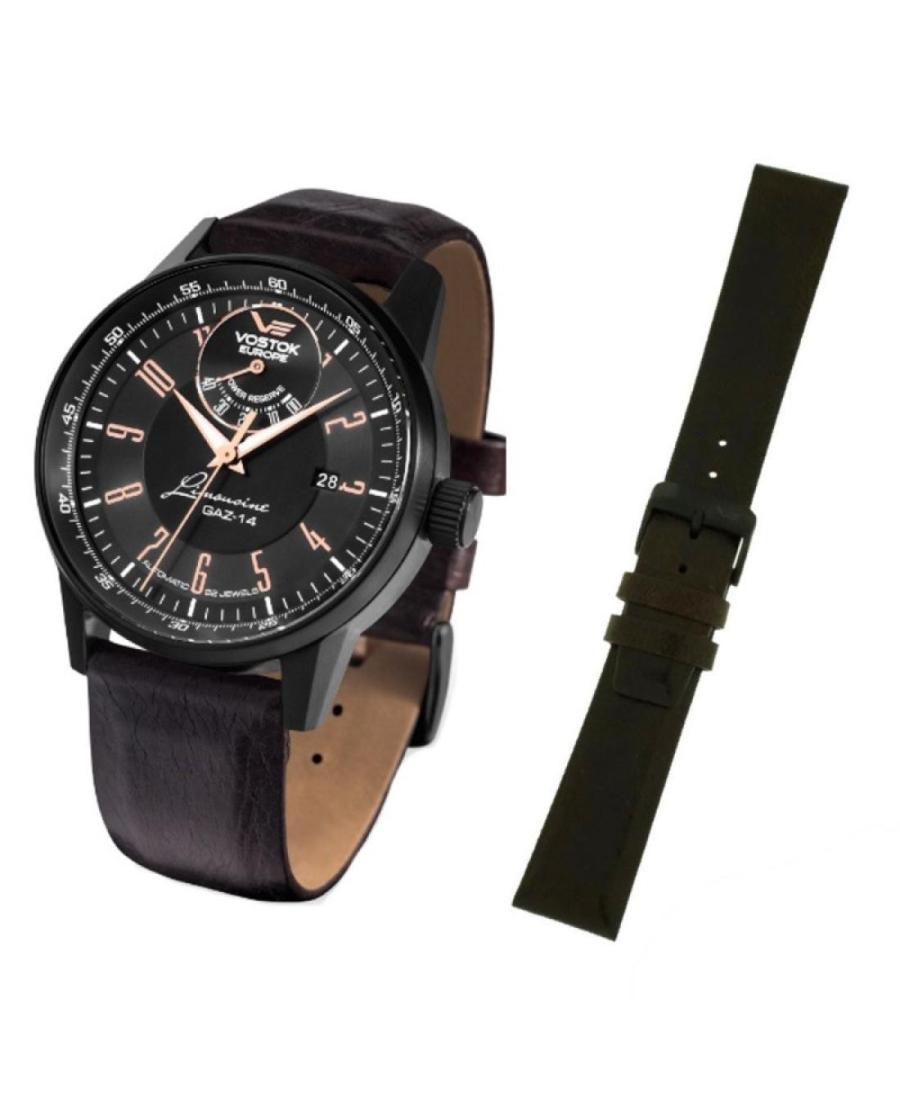 Vostok-Europe LIMOUSINE Watch Strap VE-GAZ14.02.22.B Brown Braun 22 mm