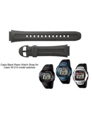Watch Strap CASIO 10202335 Black 24 mm Juoda 18 mm image 3