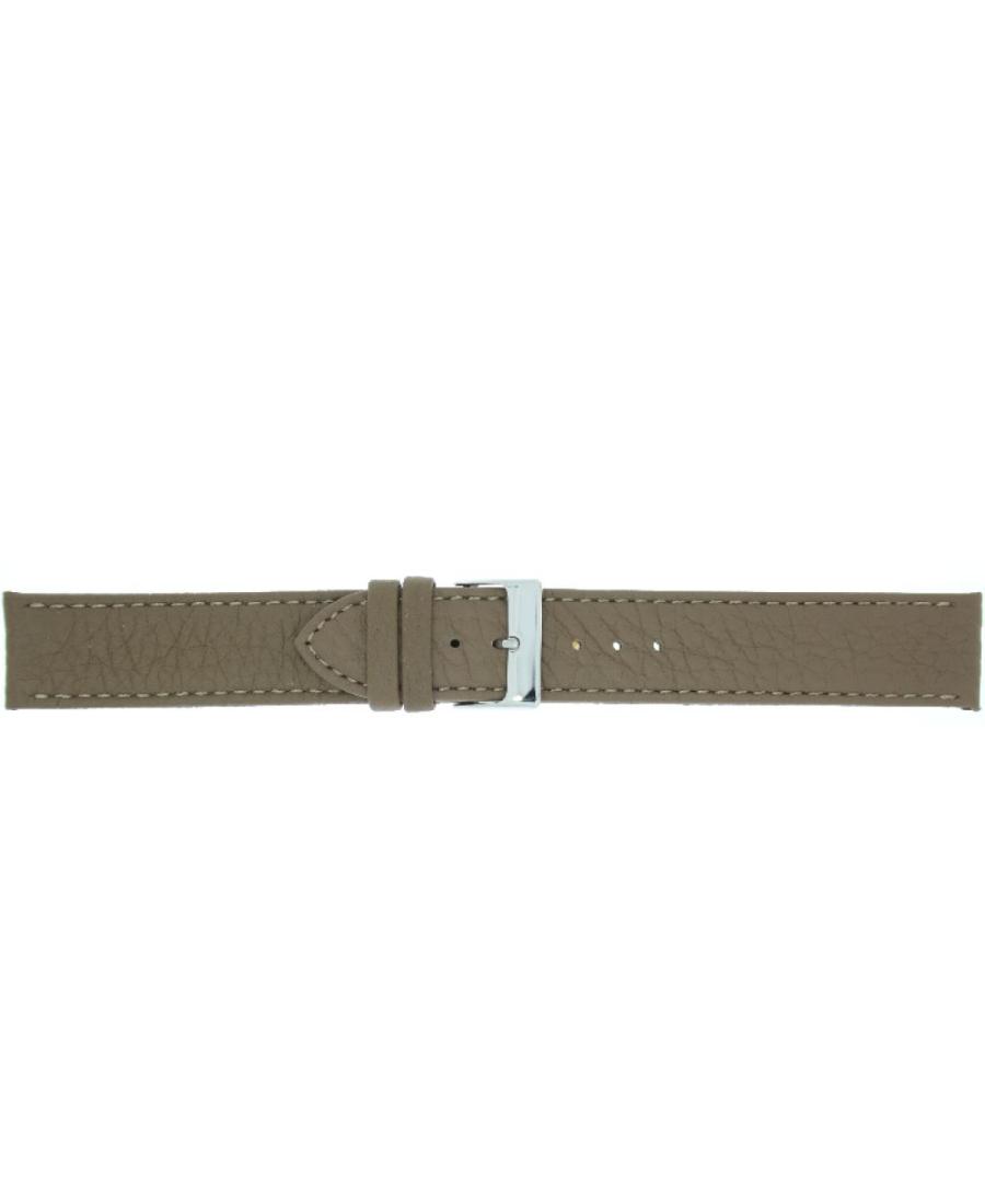 Watch Strap CONDOR Calf 348R.03.22.W Gray 22 mm