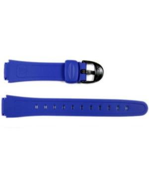 Watch Strap CASIO 10128140 Blue 14 mm Blau 19 mm image 4