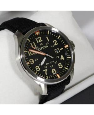 Men Japan Eco-Drive Analog Watch CITIZEN AW5000-24E Black Dial 42.5mm image 7