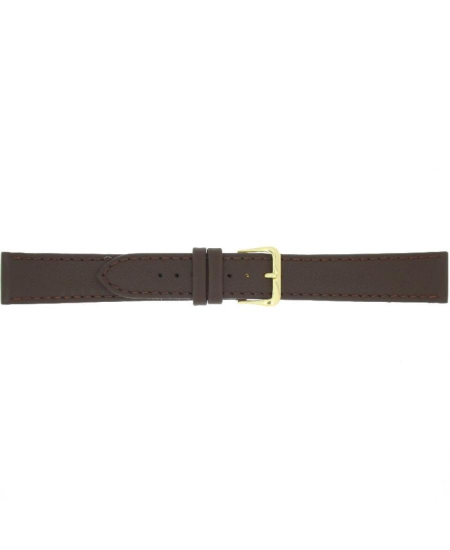 Watch Strap CONDOR Calf Grain Strap 123R.02.22.Y Brown Hnědá 22 mm