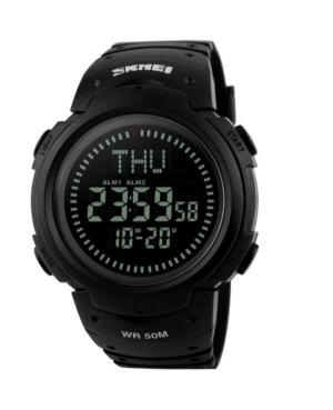 Men Sports Functional Quartz Digital Watch Timer SKMEI 1231 BK Black Dial 47mm
