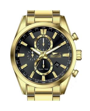 Men Klassisch Quartz Analog Watch SLAZENGER SL.9.2058.2.03 Schwarz Dial 44mm image 1