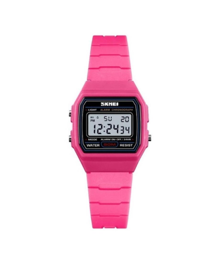 Men Sports Functional Quartz Digital Watch Alarm SKMEI 1460RS Silver color Dial 26mm