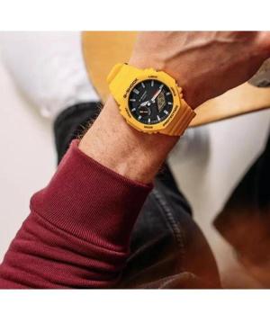 Vyriškas Sportinis Su funkcijomis Diver Japoniškas Elektroninis, Solar Digital Watch Timer CASIO GA-B2100C-9AER G-Shock Juodas D image 2