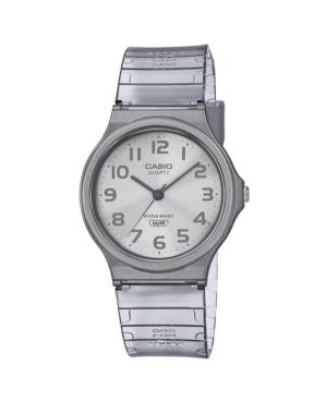 Men Klasické Japan Quartz Analog Watch CASIO MQ-24S-8BEF Silver color Dial 35mm