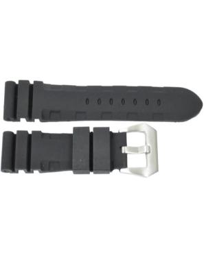 ACTIVE ACT.SL.JD1611.01.24.W strap Silicone Black Schwarz 24 mm image 1