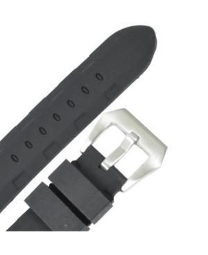 ACTIVE ACT.SL.JD1611.01.24.W strap Silicone Black Schwarz 24 mm image 2