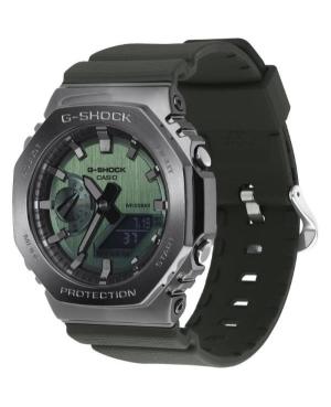 Men Sports Functional Diver Japan Quartz Digital Watch Timer CASIO GM-2100B-3AER G-Shock Green Dial 45mm image 6