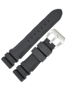 ACTIVE ACT.SL.JD1611.01.22.W strap Silicone Black Juoda 22 mm